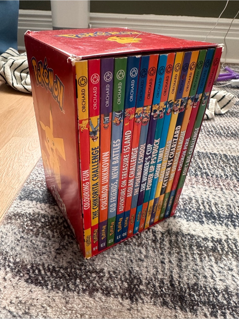 Pokemon Books Red Multi-Color Children's Book Box Set